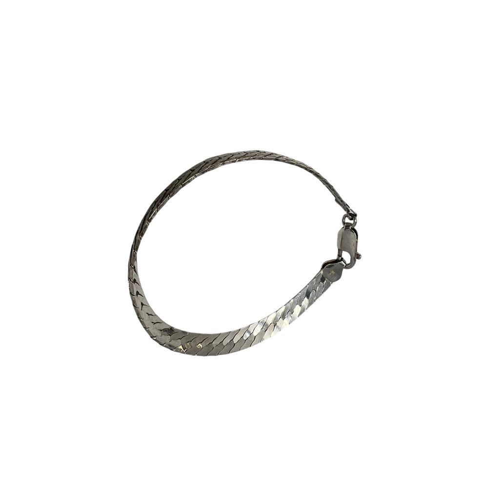 Vintage 925 Sterling Silver Made in Italy Bracelet 10g Classic Minimalist